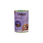 کنسرو چانگ سگ شایر 400 گرم طعم مرغ و گوشت